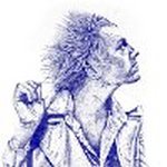 Biro Drawing Portrait of Ben