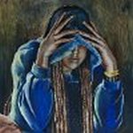 Oil Painting Commission self portrait of the artist