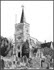 Biro drawing of St Marys Hertingfordbury