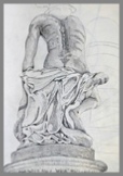 Graphite drawing of Merkur by Jan Baptiste Pigalle