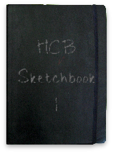 Hannah Blowes sketchbook  flip book format