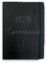 Hannah Blowes sketchbook  flip book format